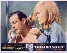 Goldfinger Sean Connery Shirley Eaton 11x14 inch movie poster