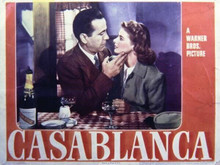 Casablanca Humphrey Bogart iconic kiss scene Ingrid Bergman 11x14 movie poster