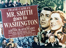 Mr Smith Goes To Washington Jean Arthur James Stewart 11x14 inch movie poster