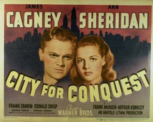 City For Conquest James Cagney Ann Sheridan 11x14 inch movie poster