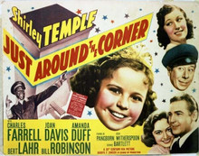 Just Around The Corner Shirley Temple Bill Robinson 11x14 movie poster