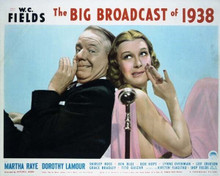 The Big Broadcast of 1938 W.C. Fields Martha Raye 11x14 inch movie poster
