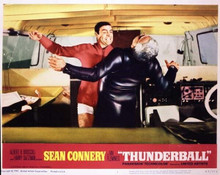 Thunderball Sean Connery fights Adolfo Celi on boat 11x14 inch movie poster