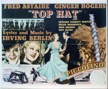 Top Hat Fred Astaire Ginger Rogers 11x14 inch movie poster