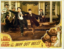 Way Out West Laurel and Hardy Stan & Ollie shoe shuffle 11x14 inch movie poster