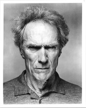 Clint Eastwood iconic image Clint looking tough 2000 era 8x10 inch photo