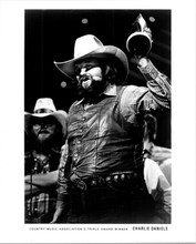 Charlie Daniels CMA Triple Award Winner 1980's era 8x10 inch photo