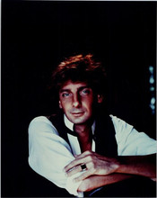 Barry Manilow 1980's portrait in white shirt 8x10 inch photo