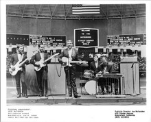 Buck Owens vintage 1970's on stage at Astrodome Houston 8x10 inch photo