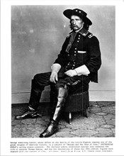 George Armstrong Custer historical pose Smithsonian World TV 8x10 inch photo