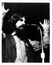 George Harrison 1970's on stage singing holding up hands 8x10 inch photo