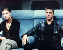 Mission Impossible 1996 Tom Cruise Emmanuelle Beart seated 8x10 inch photo