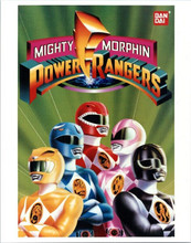 Mighty Morphin Power Rangers 1993 TV series cast pose 8x10 inch photo