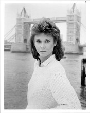 Kate jackson in front of Tower Bridge London Scarecrow & Mrs King 8x10 photo