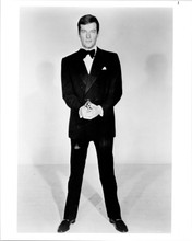 Roger Moore as Bond points his gun Live and Let Die full length pose 8x10 photo