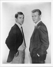 Route 66 vintage 8x10 photo Martin Milner & Kent McCord in suits looking to side