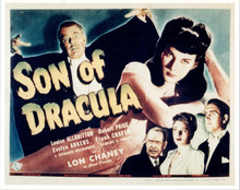 Son of Dracula movie poster art 8x10 inch photo Lon Chaney Evelyn Ankers