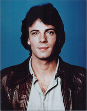 Rick Springfield studio portrait 1980's era in leather jacket 8x10 inch photo