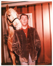 Mr Ed TV series Alan Young as Wilbur Post with Mr Ed 8x10 inch photo