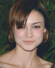 Samaire Armstrong Close Up As Brunette Hair Smiling 8x10 Photograph