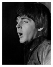 Paul McCartney 1960's The Beatles era in suede shirt 8x10 inch photo
