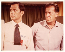 The Odd Couple Tony Randall Jack Klugman looking confused 8x10 inch photo