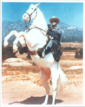 The Lone Ranger Clayton Moore hi ho Silver away! 8x10 inch photo