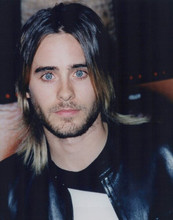 Jared Leto Close Up in Leather Jacket Handsome 8x10 Photograph