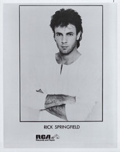 Rick Springfield 8x10 inch photo promotional RCA Records