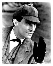 Adventures of Sherlock Holmes Jeremy Brett with gloved hand vintage 8x10 photo