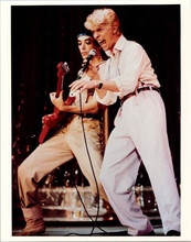 David Bowie 1980's era vintage 8x10 inch photo on stage performing