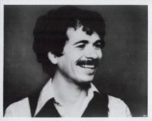 Carlos Santana 1970's era smiling portrait 8x10 inch photo
