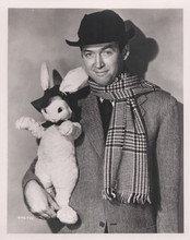 James Stewart classic pose with Harvey the rabbit 1950 movie 8x10 inch photo