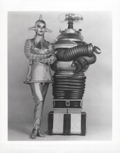 Lost in Space The Android Machine Dee Hartford and Robot 8x10 inch photo