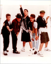 New Kids on The Block 1980's classic group line-up 8x10 inch photo