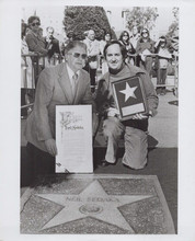 Neil Sedaka gets his star on Hollywood Boulevard walk of fame 8x10 inch photo