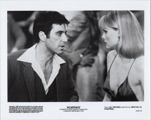 Scarface 1983 8x10 photo Al Pacino Michelle Pfeiffer in scene
