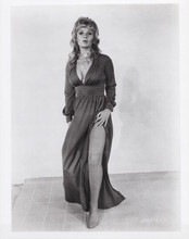 stephanie Beacham shows her leg Dracula AD 1972 pose 8x10 inch photo
