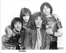 The Who 8x10 inch photo Roger Daltrey Keith Moon & the boys 1970 era