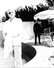 Thunderball 8x10 inch photo Adolfo Celi as Largo by his pool