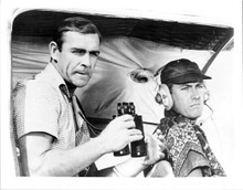 Thunderball Sean Connery Rik Van Nutter in helicopter 8x10 inch photo
