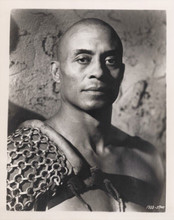 Woody Strode 1960 Spartacus portrait as gladiator Draba 8x10 inch photo