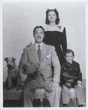 Thin Man series William Powell Myrna Loy Astor and their son 8x10 inch photo
