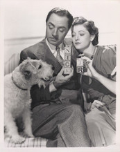 Thin Man series William Powell Myrna Loy look as Astor the dog 8x10 inch photo