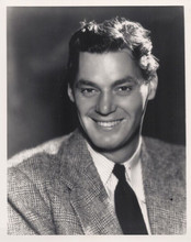 Johnny Weissmuller vintage 8x10 inch photo smiling portrait in jacket & tie