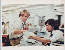 All The President's Men Robert Redford Dustin Hoffman in WSJ office 8x10 photo