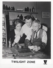 The Twilight Zone Printer's Devil 1963 Burgess Meredith Camille Franklin 8x10