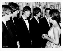 A Hard Day's Night The Beatles meet Princess Margaret vintage 8x10 inch photo