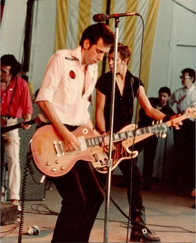 The Clash Vintage 8x10 Photo Joe Strummer Mick Jones Perform On Stage ...