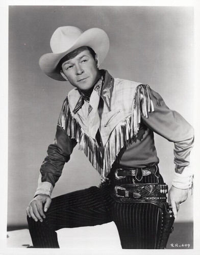 Roy Rogers 1940's era portrait King of the Cowboys 8x10 inch photo ...